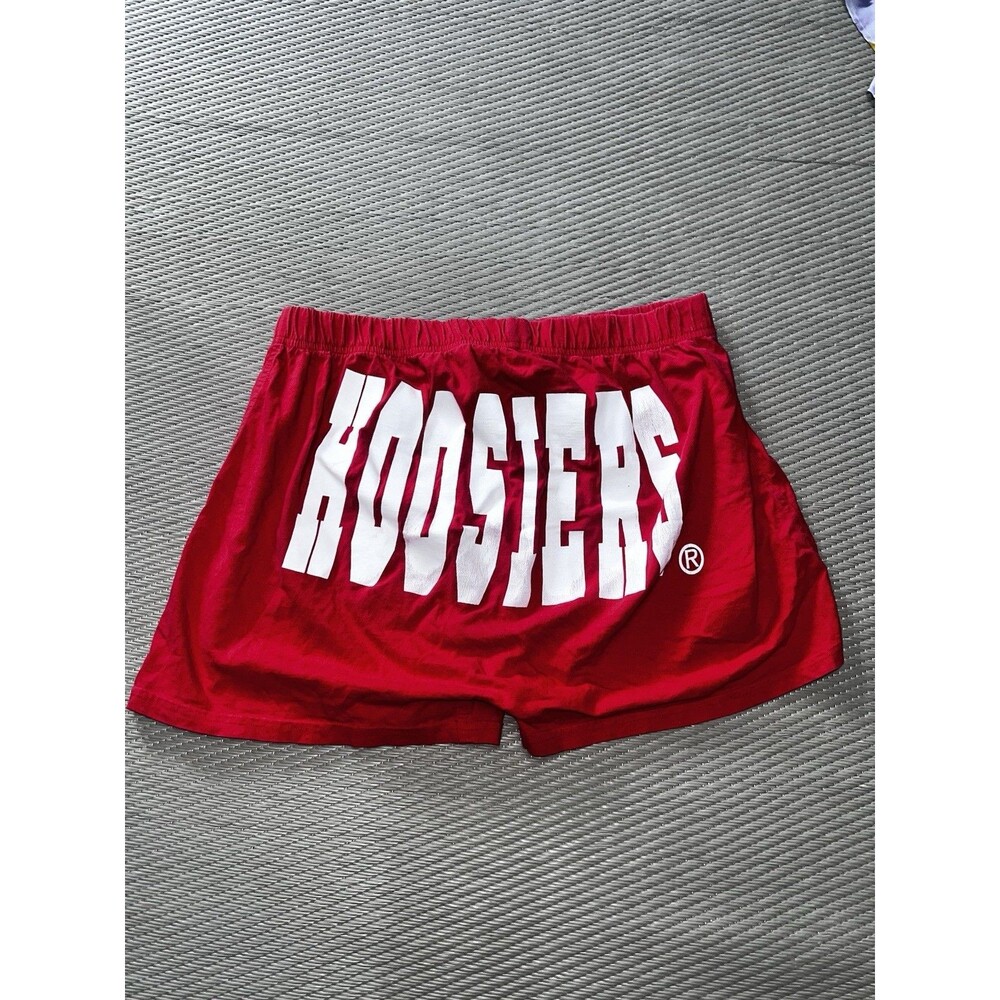 Indiana Hoosiers IU Men’s Boxer Shorts L Foster Classics Red Cotton Lounge